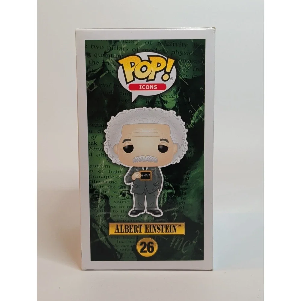 Funko Pop Icons #26 Albert Einstein – World History Vinyl Figure w/ Box - Picture 4 of 6